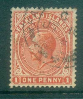 Falkland-Is-1921-29-KGV-1d-red-FU-lot77628