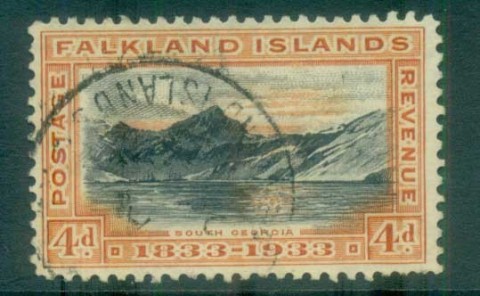 Falkland-Is-1933-KGV-4d-South-Georgia-FU-lot77659