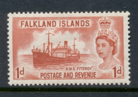 Falkland-Is-1955-57-QEII-Pictorial-1d-MLH