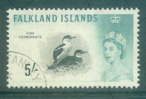 Falkland-Is-1960-5-King-Shag-FU-lot77728