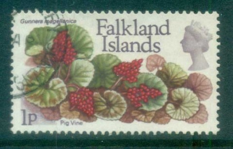 Falkland-Is-1971-Falkland-Is-Flora-New-Currency-1p-FU-lot77753