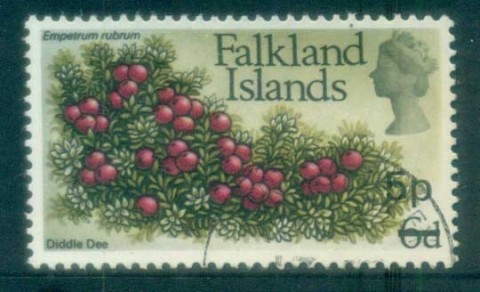 Falkland-Is-1971-Falkland-Is-Flora-Surcharges-5p-on-6d-FU-lot77749