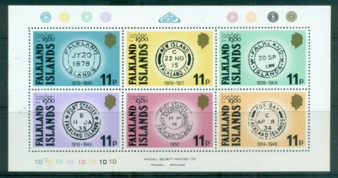 Falkland-Is-1980-London-80-Stamp-Ex-MS-MUH