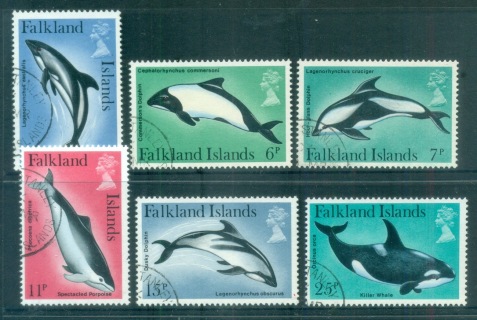 Falkland-Is-1980-Whales-Dolphins-FU-lot77785