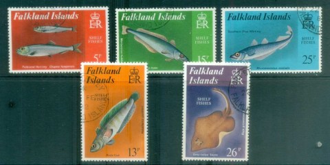 Falkland-Is-1981-Fish-FU-lot77793