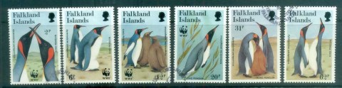 Falkland-Is-1991-King-Penguins-FU-lot77860