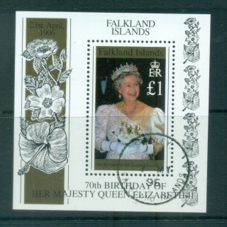 Falkland-Is-1996-QEII-70th-Birthday-MS-FU-lot77889