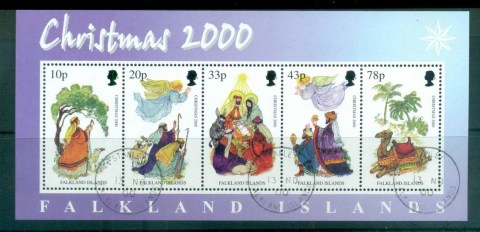 Falkland-Is-2000-Xmas-MS-FU-lot77922