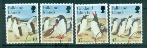 Falkland-Is-2001-Gentoo-Penguins-FU-lot77928