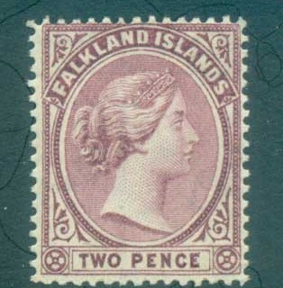 Falkland-Is-1891-1902-2d-purple-MH-lot77597