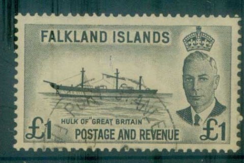 Falkland-Is-1952-KGVI-1-Hulk-of-Great-Britain-FU-lot77707