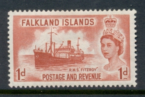 Falkland-Is-1955-57-QEII-Pictorial-1d-MLH