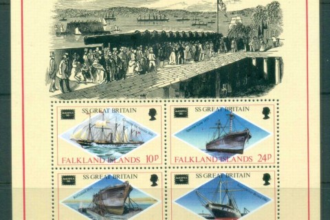 Falkland-Is-1986-AMERIPEx-86-Ships