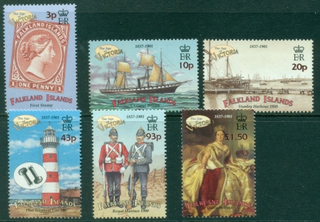 Falkland-Is-2001-The-100th-Anniversary-of-the-Death-of-Queen-Victoria-1819-1901-MUH