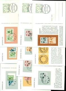 Faroe-Is-1975-Stamp-Reproductions-10x-cards-in-envelope