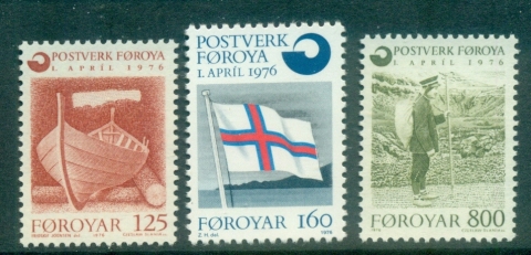 Faroe-Is-1976-Independent-Postal-Service-MUH-2