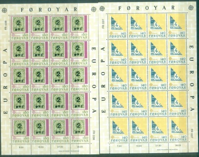 Faroe-Is-1979-Europa-sheets-MUH