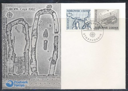 Faroe-Is-1982-Europa-History-FDC