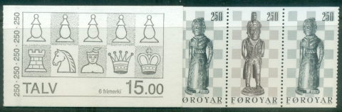 Faroe-Is-1983-Chessmen-booklet-MUH