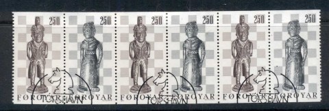 Faroe-Is-1983-Chessmen-booklet-pane-FU