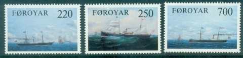 Faroe-Is-1983-Early-Steamships-MUH