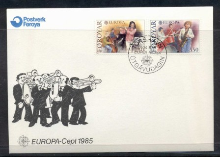 Faroe-Is-1985-Europa-Music-Year-FDC