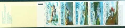 Faroe-Is-1985-Planes-booklet-MUH