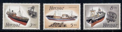 Faroe-Is-1987-Fishing-Trawlers-MUH