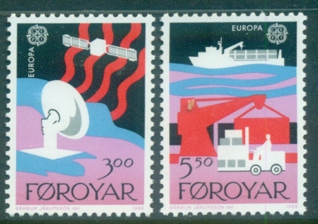 Faroe-Is-1988-Europa-Transportation-Communications-MUH