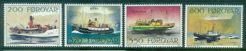 Faroe-Is-1992-mail-Boats-MUH