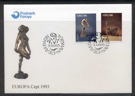 Faroe-Is-1993-Europa-Modern-Art-FDC