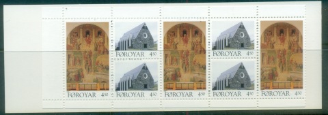 Faroe-Is-1996-Klaksvig-Church-booklet-MUH