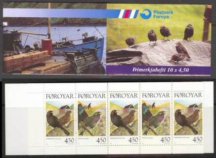 Faroe-Is-1998-Birds-Booklet-MUH-Lot11324