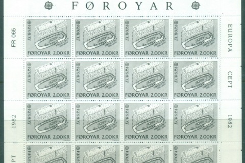 Faroe-Is-1982-Europa-sheets-MUH
