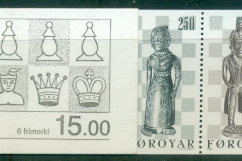 Faroe-Is-1983-Chessmen-booklet-MUH