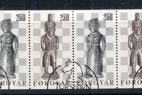 Faroe-Is-1983-Chessmen-booklet-pane-FU