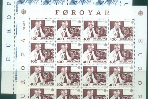 Faroe-Is-1983-Europa-sheets-MUH