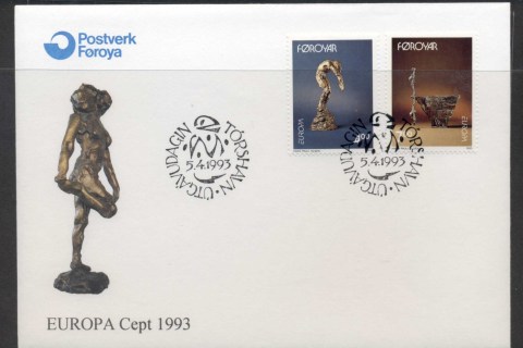 Faroe-Is-1993-Europa-Modern-Art-FDC