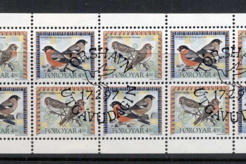 Faroe-Is-1997-Birds-booklet-pane-FU