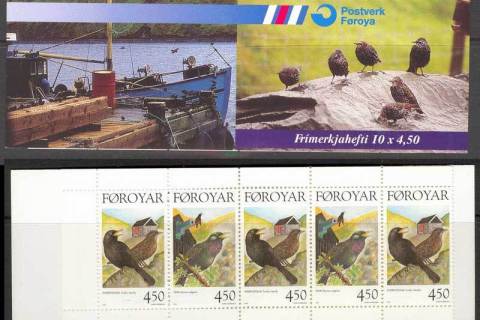 Faroe-Is-1998-Birds-Booklet-MUH-Lot11324