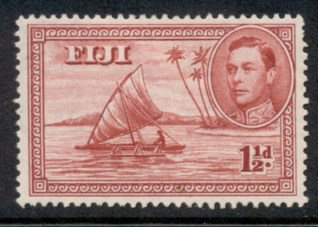 Fiji-1938-55-KGVI-Pictorial-1-5d-Outrigger-Canoe-2