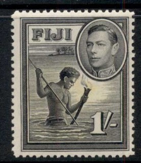 Fiji-1938-55-KGVI-Pictorial-1-Spearfishing-at-Night-MLH