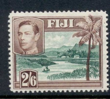 Fiji-1938-55-KGVI-Pictorial-2-6d-River-Scene-MLH