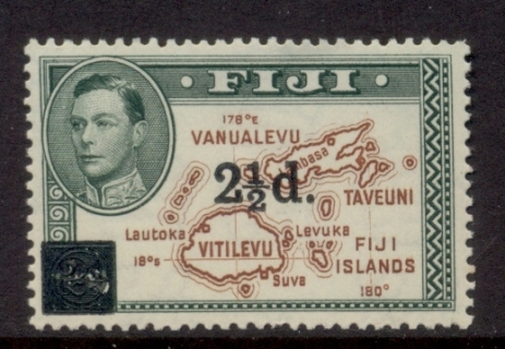 Fiji-1941-KGVI-Surch-2-5d-on-2d-MUH