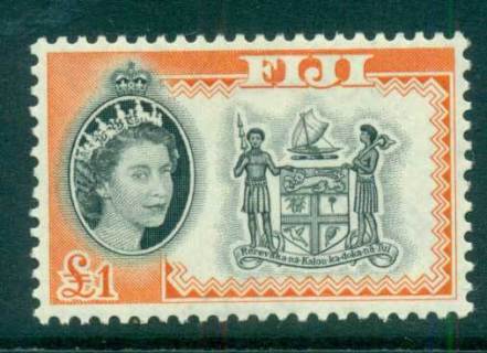 Fiji-1961-1-Arms-of-Fiji-MLH-lot54262