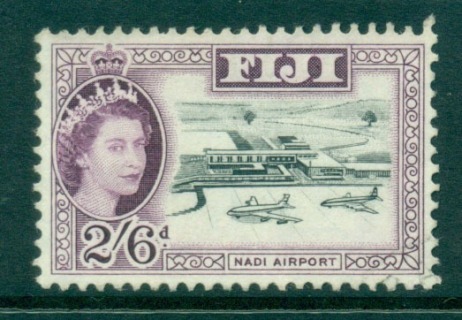 Fiji-1961-2-6d-Nadi-Airport-FU-lot54256