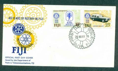 Fiji-1976-Rotary-FDC-lot51392