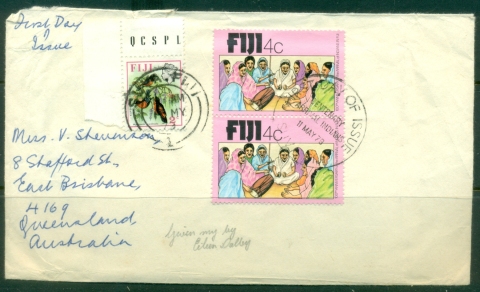 Fiji-1979-Arrival-of-Indian-roughly-opened-cover-FDI