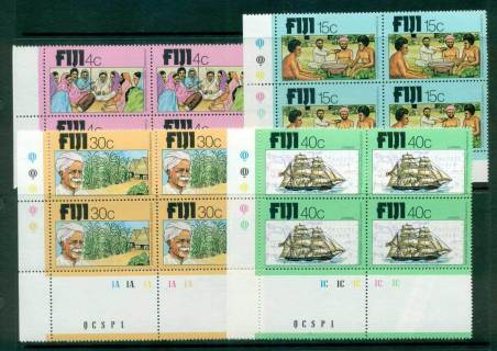 Fiji-1979-Arrival-of-Indians-as-Indentured-Labourers-Blocks-4-MUH-lot54363