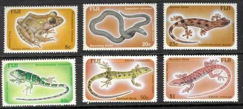 Fiji-1986-Reptiles-Amphibians-MUH-Lot14366